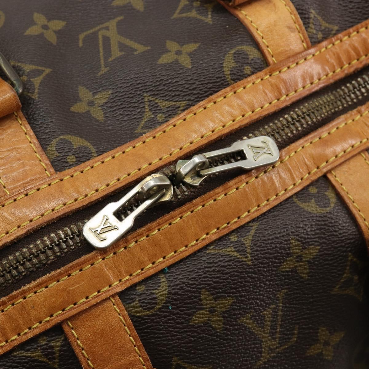 LOUIS VUITTON Monogram Sac Sports Boston Bag M41444 LV Auth 100368