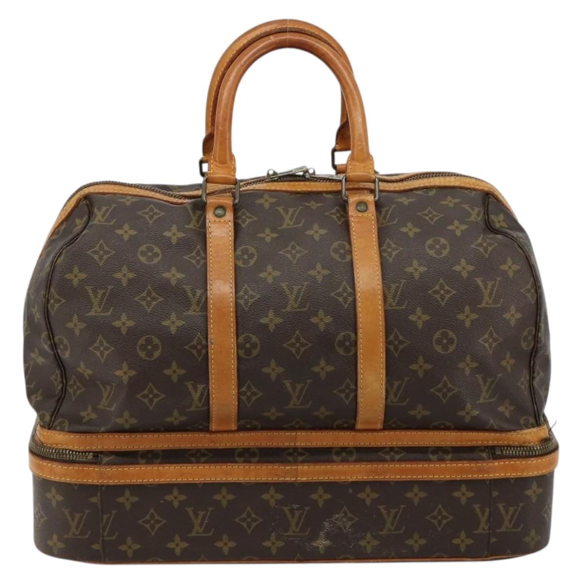 LOUIS VUITTON Monogram Sac Sports Boston Bag M41444 LV Auth 100368
