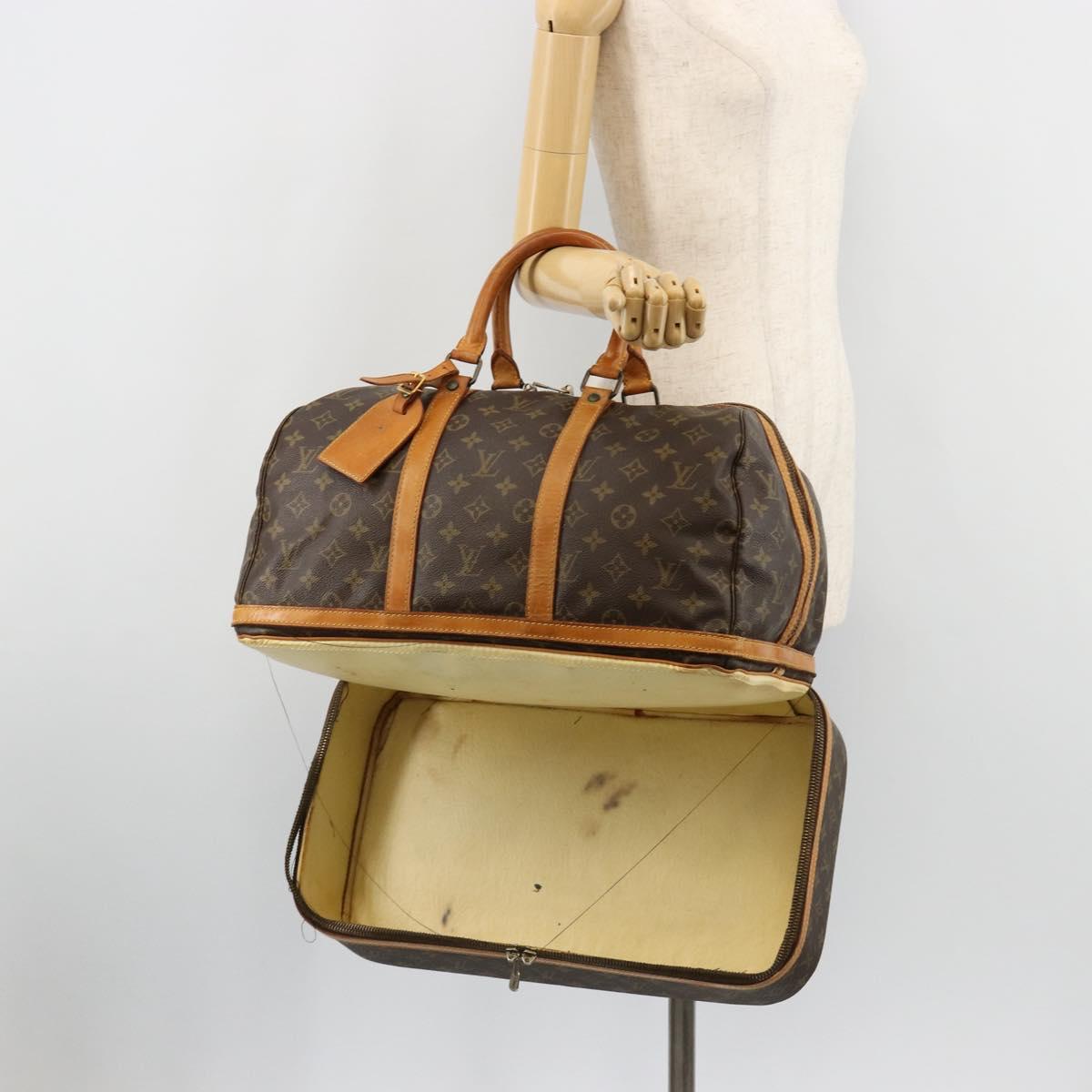 LOUIS VUITTON Monogram Sac Sports Boston Bag M41444 LV Auth 100368