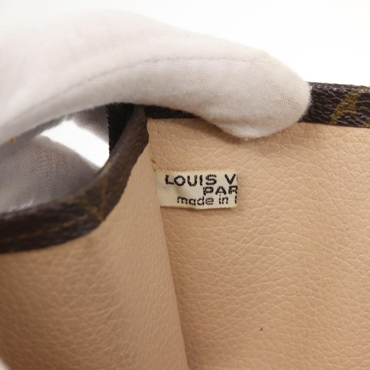 LOUIS VUITTON Monogram Sac Plat Hand Bag M51140 LV Auth 100449