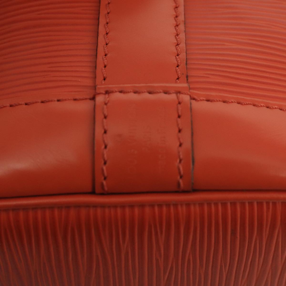 LOUIS VUITTON Epi Noe BB Shoulder Bag Orange Pimon M40847 LV Auth 100483V