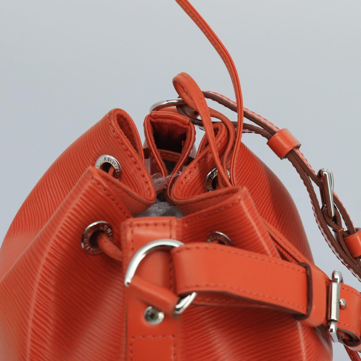 LOUIS VUITTON Epi Noe BB Shoulder Bag Orange Pimon M40847 LV Auth 100483V