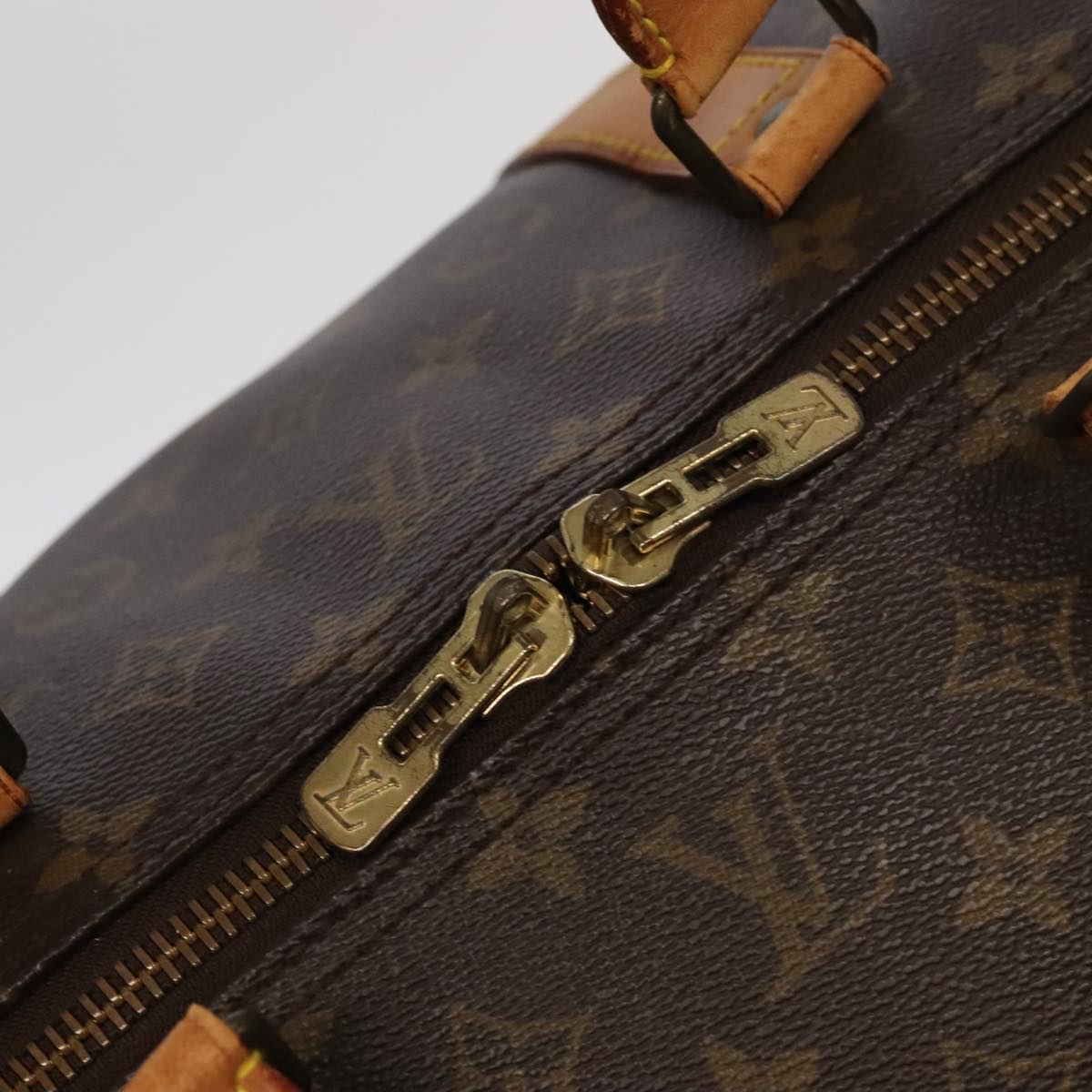 LOUIS VUITTON Monogram Keepall 60 Boston Bag M41422 LV Auth 100635
