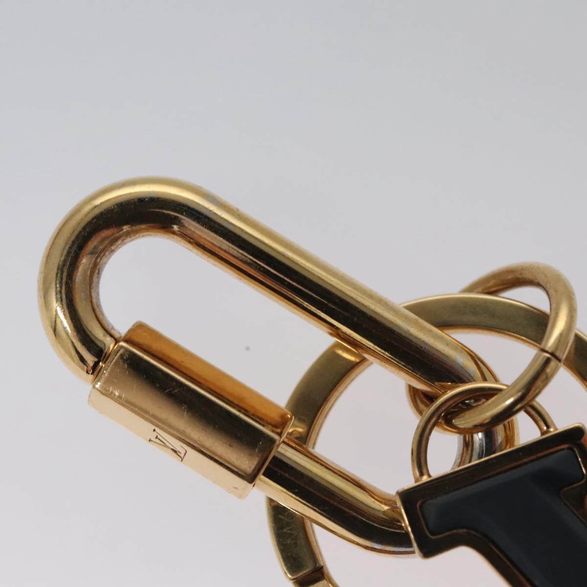 LOUIS VUITTON Key Holder metal Gold M68299 LV Auth 100745A
