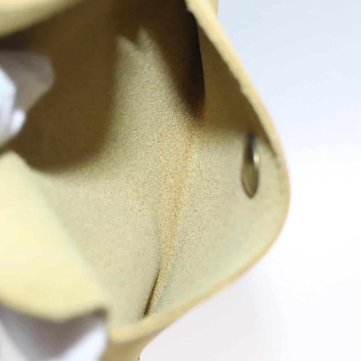 Salvatore Ferragamo Shoulder Bag Suede Yellow Auth 100746