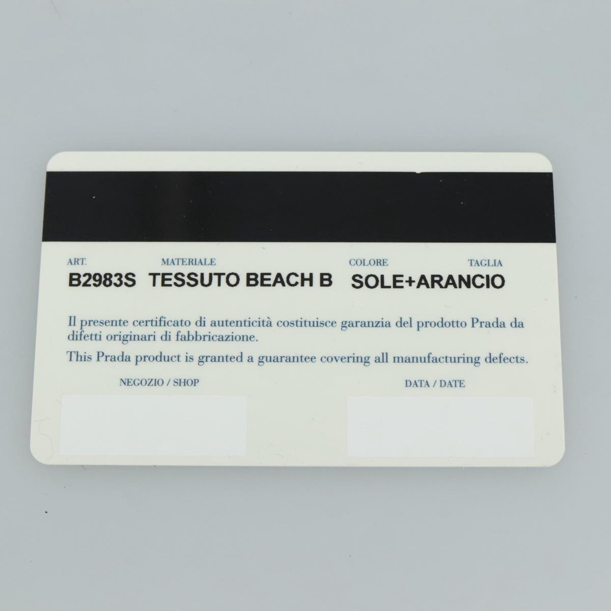 PRADA Hand Bag Nylon Yellow Auth 100865