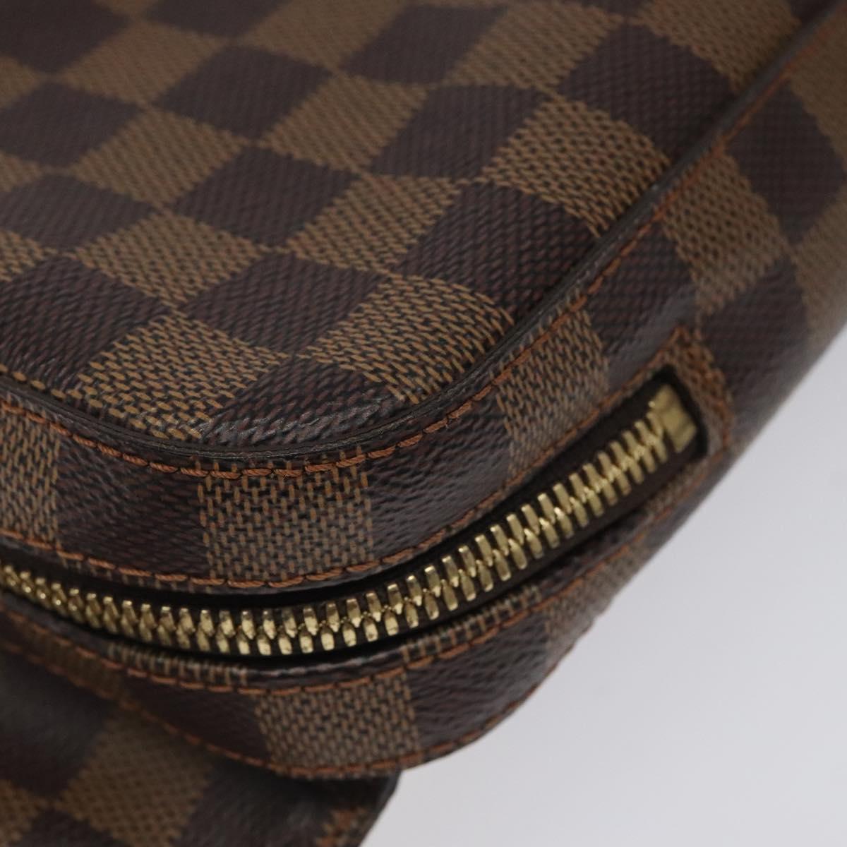 LOUIS VUITTON Damier Ebene Geronimos Shoulder Bag N51994 LV Auth 100901