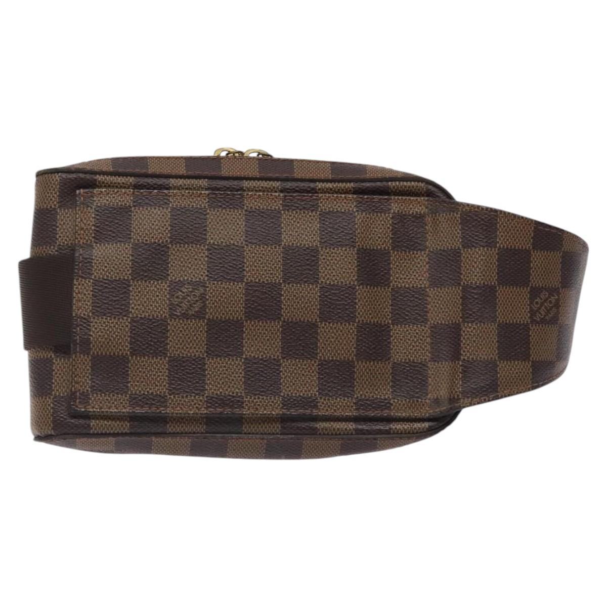 LOUIS VUITTON Damier Ebene Geronimos Shoulder Bag N51994 LV Auth 100901