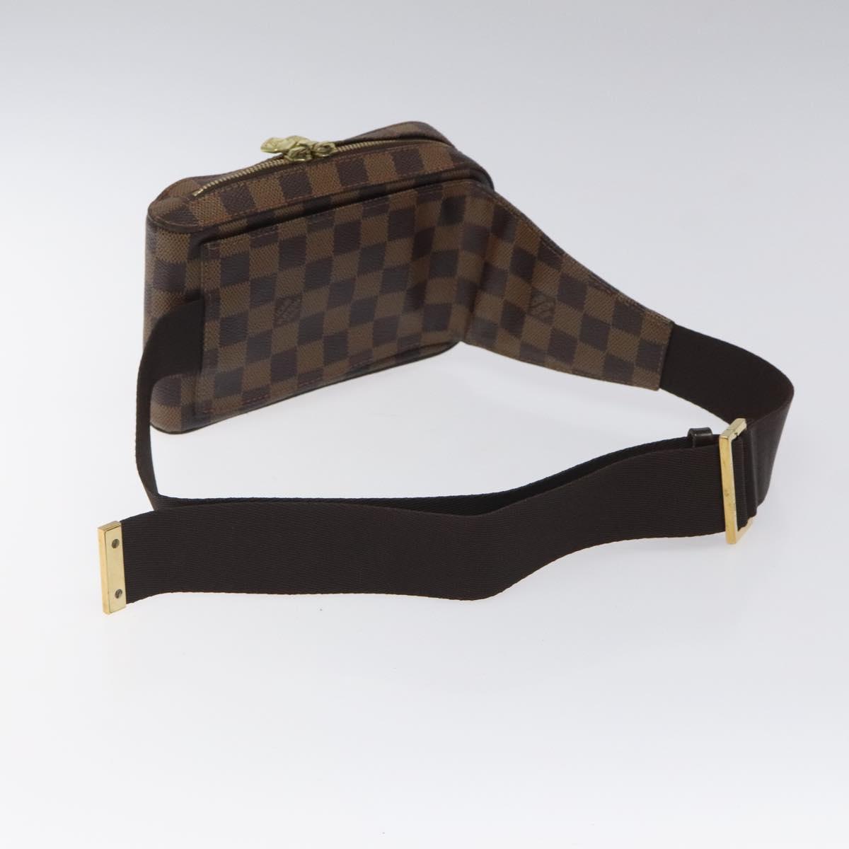 LOUIS VUITTON Damier Ebene Geronimos Shoulder Bag N51994 LV Auth 100901