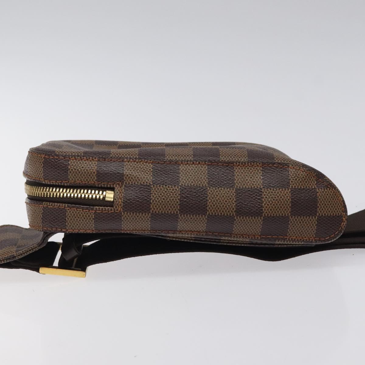 LOUIS VUITTON Damier Ebene Geronimos Shoulder Bag N51994 LV Auth 100901