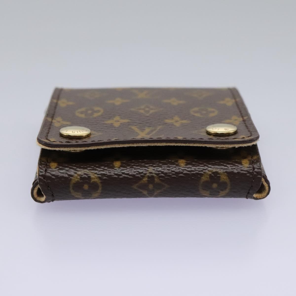 LOUIS VUITTON Monogram Jewelry case Jewelry Box LV Auth 101073