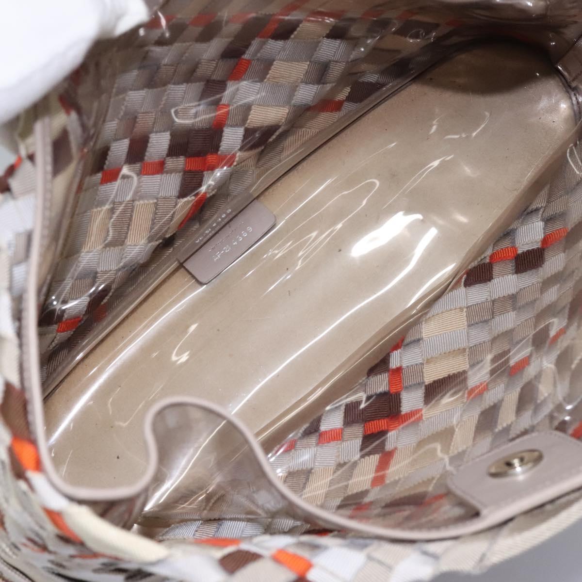 Salvatore Ferragamo Hand Bag Canvas Multicolor Auth 101075V