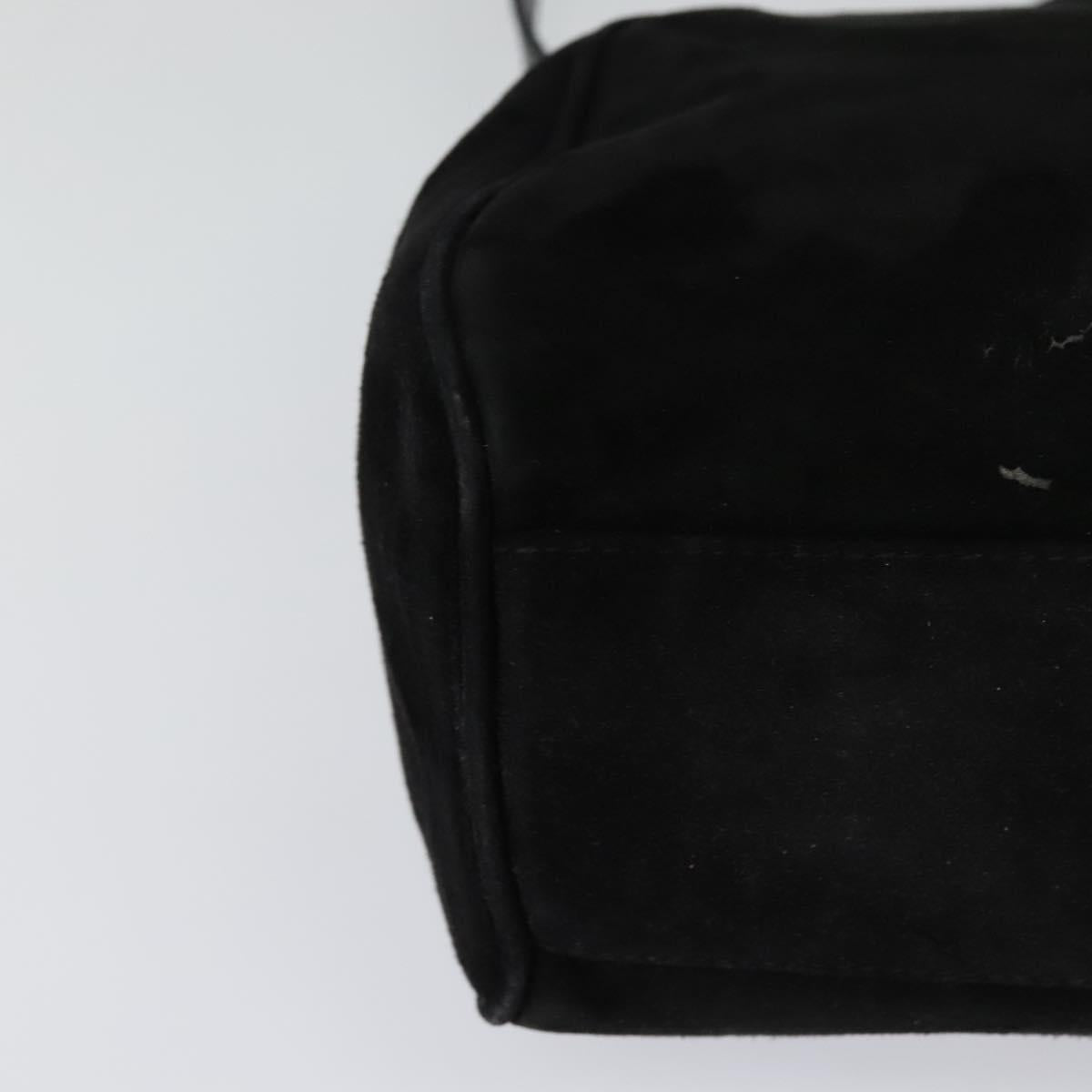 Salvatore Ferragamo Hand Bag Leather 2way Black Auth 101091