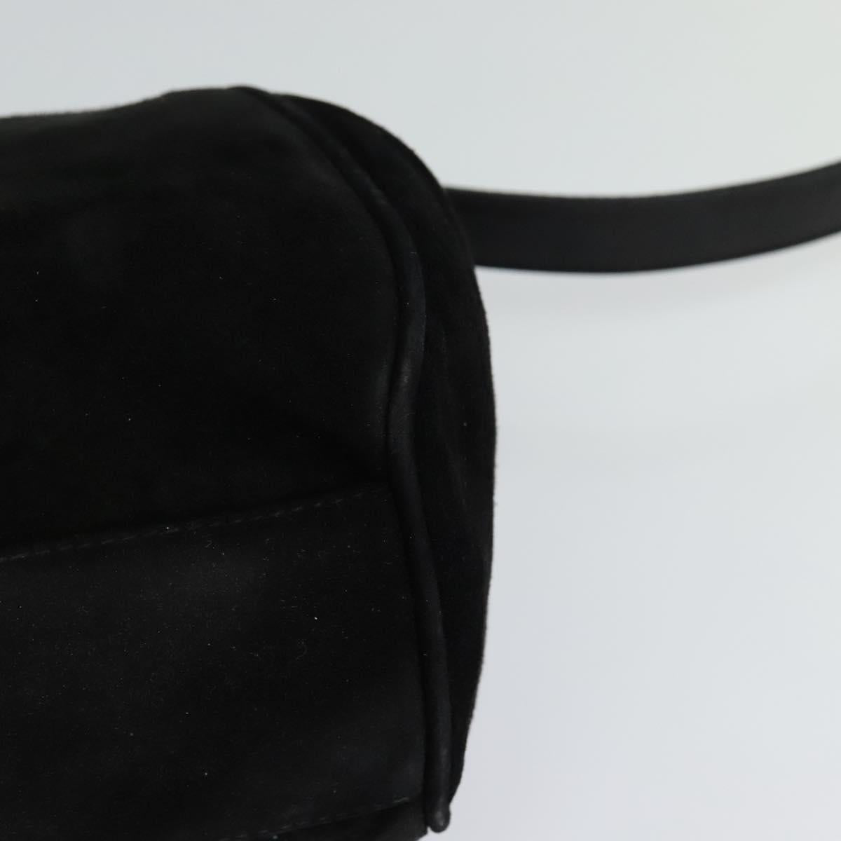 Salvatore Ferragamo Hand Bag Leather 2way Black Auth 101091