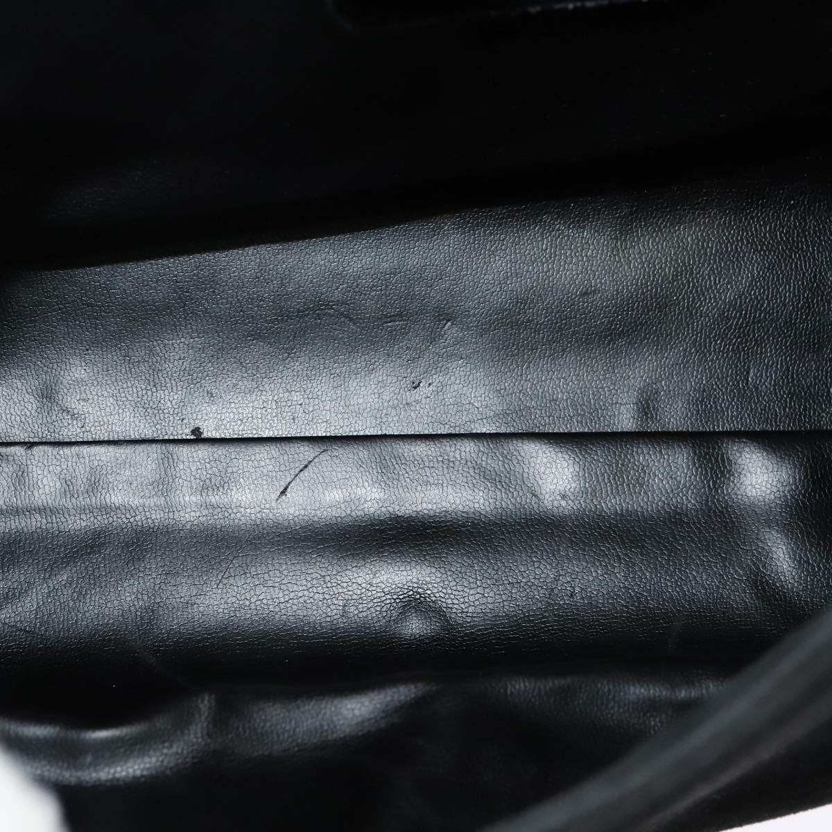 Salvatore Ferragamo Hand Bag Leather 2way Black Auth 101091