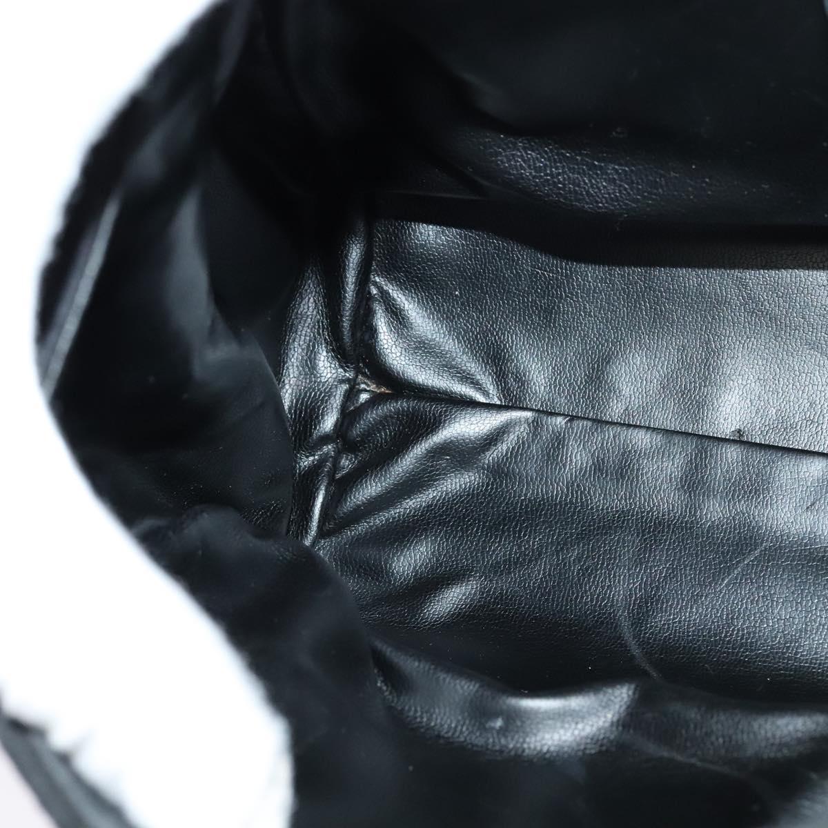 Salvatore Ferragamo Hand Bag Leather 2way Black Auth 101091