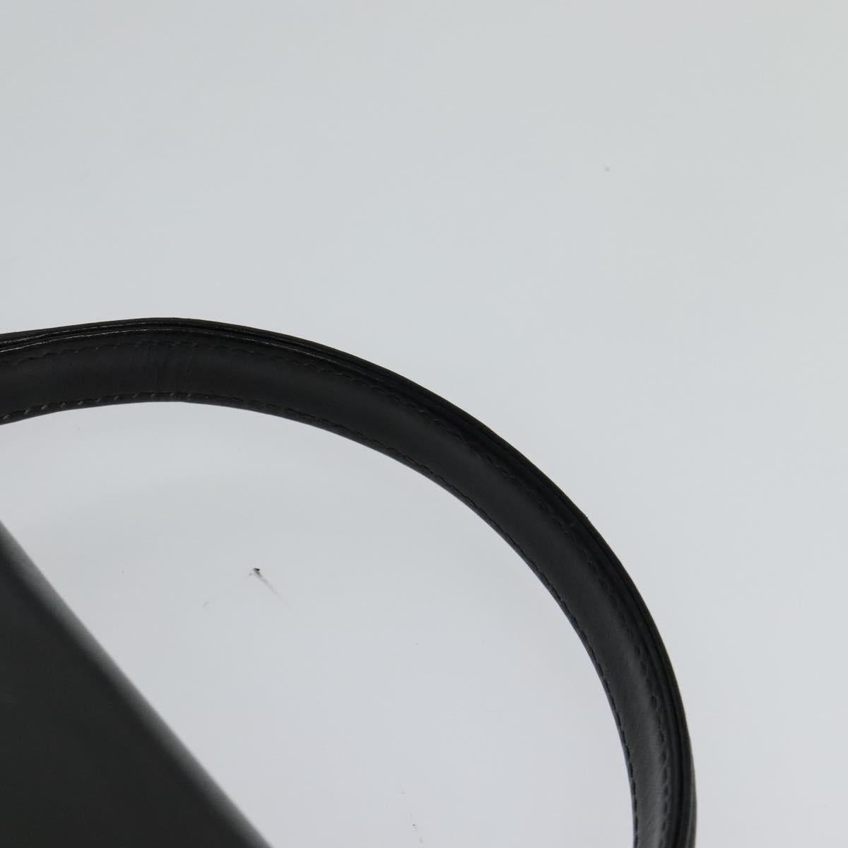 Salvatore Ferragamo Hand Bag Leather 2way Black Auth 101091