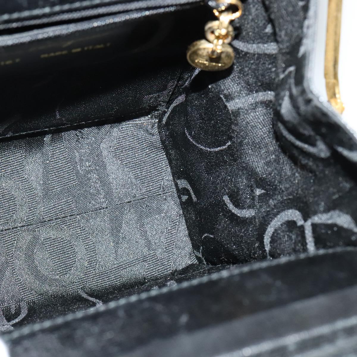 Salvatore Ferragamo Hand Bag Leather 2way Black Auth 101092