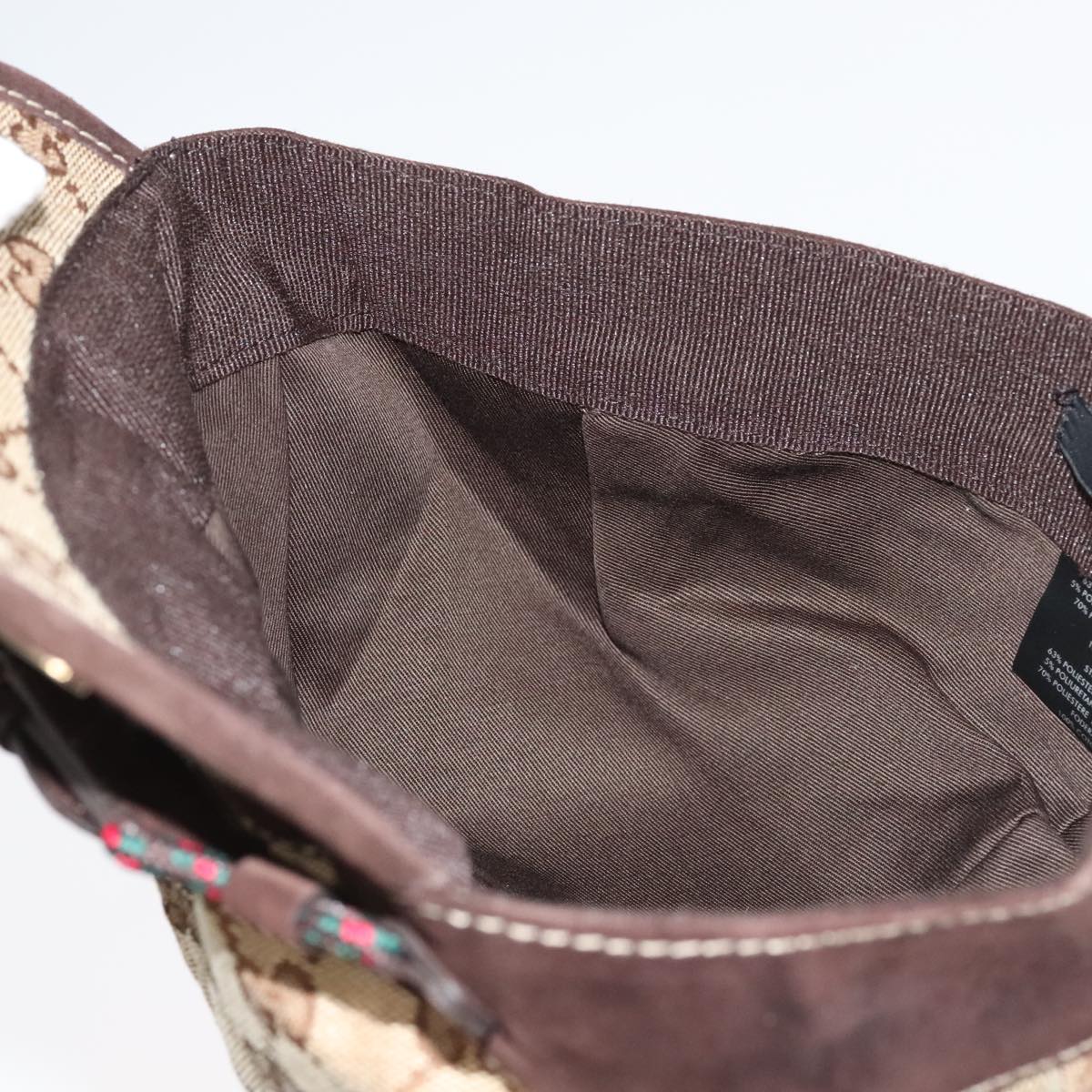 GUCCI GG Canvas Cap XL Beige Auth 101101V