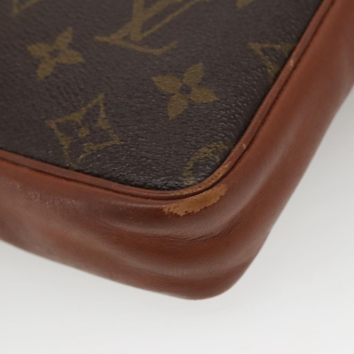 LOUIS VUITTON Monogram Pochette Sports Clutch Bag No.183 LV Auth 101104
