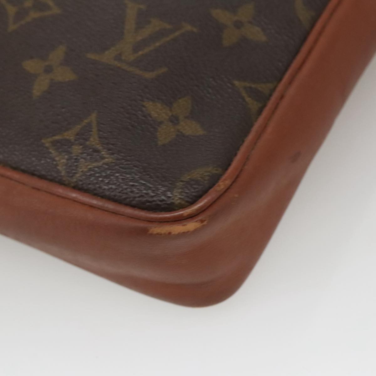 LOUIS VUITTON Monogram Pochette Sports Clutch Bag No.183 LV Auth 101104
