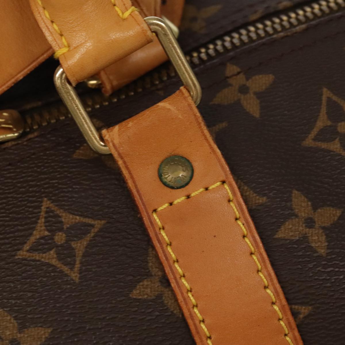 LOUIS VUITTON Monogram Keepall Bandouliere 60 Boston Bag M41412 LV Auth 101205
