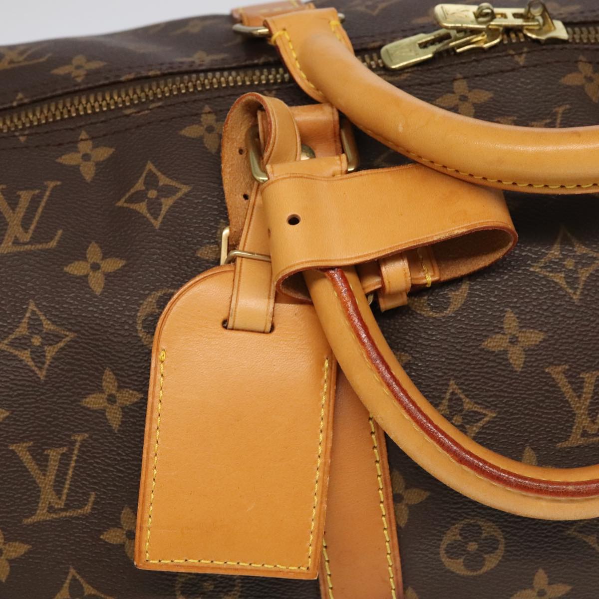 LOUIS VUITTON Monogram Keepall Bandouliere 60 Boston Bag M41412 LV Auth 101205