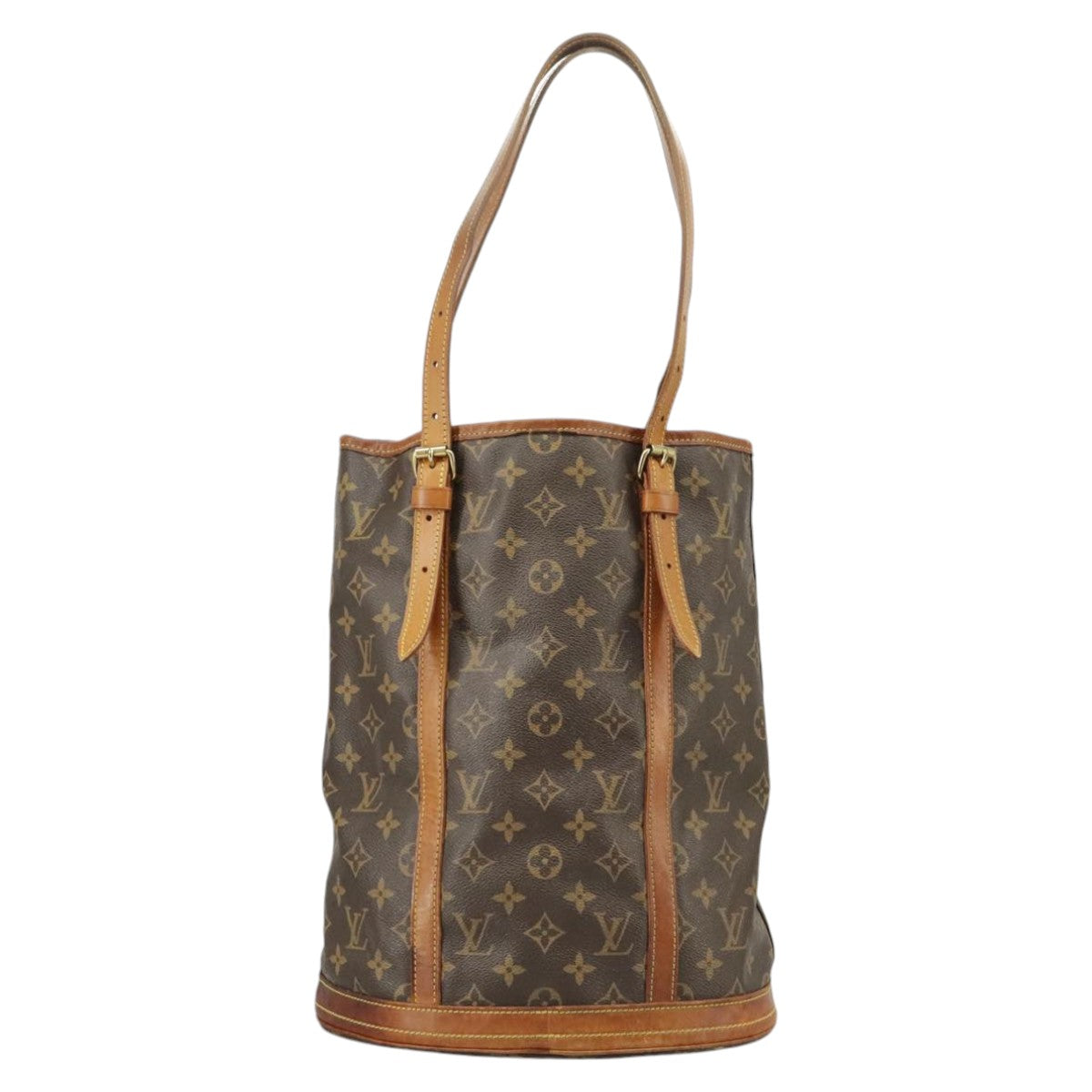 LOUIS VUITTON Monogram Bucket GM Shoulder Bag M42236 LV Auth 101211