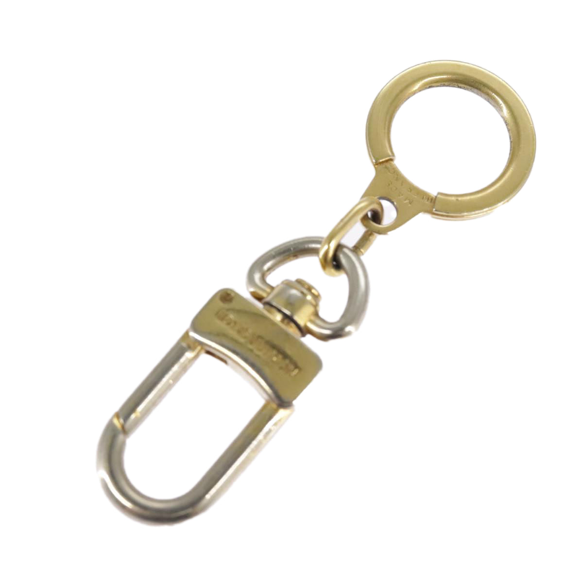 LOUIS VUITTON Anneau Cles Key Holder metal Gold Tone LV Auth 101300