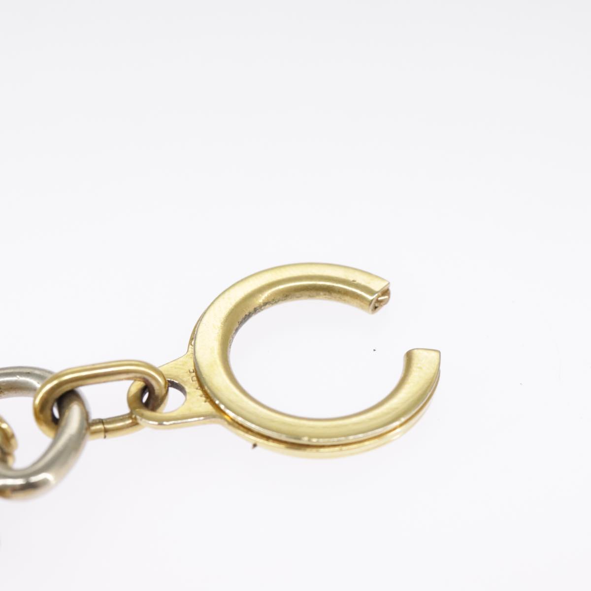 LOUIS VUITTON Anneau Cles Key Holder metal Gold Tone LV Auth 101300