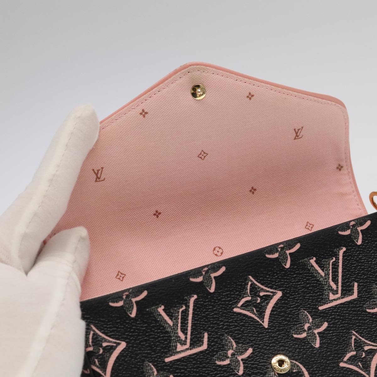 LOUIS VUITTON Monogram Multi Pochette Felicie Pouch Pink M81471 LV Auth 101329SAM