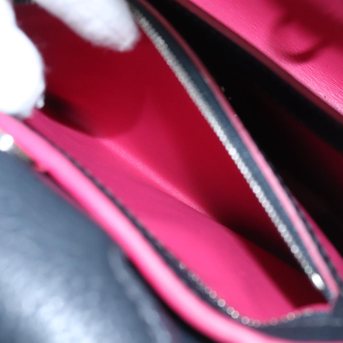 LOUIS VUITTON Parnasea Capusine BB Bag Leather 2way Black M94517 Auth 101337SAM