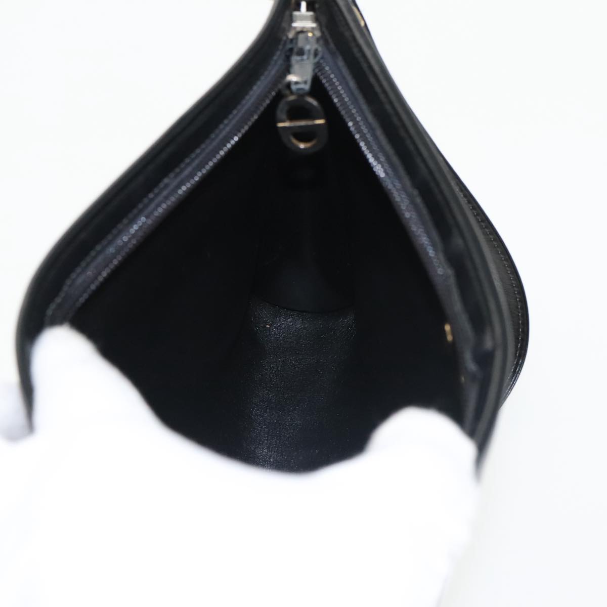 Christian Dior Trotter Canvas Shoulder Bag Navy Auth 101511