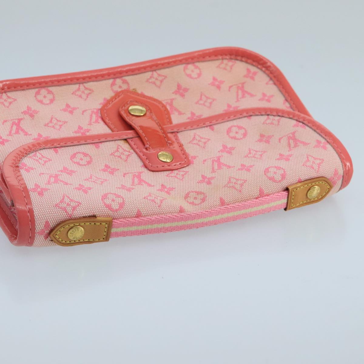 LOUIS VUITTON Monogram Mini Trousse Marie Kate Strawberry M92934 LV Auth 101544V