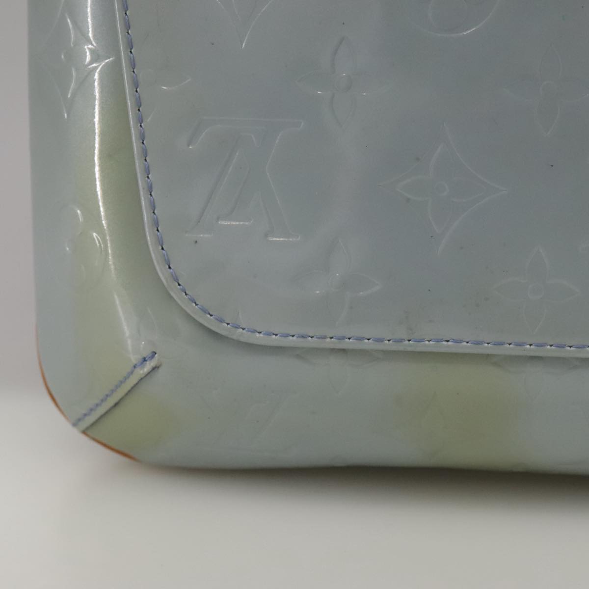 LOUIS VUITTON Monogram Vernis Thompson Street Bag Lavande M91009 LV Auth 101652