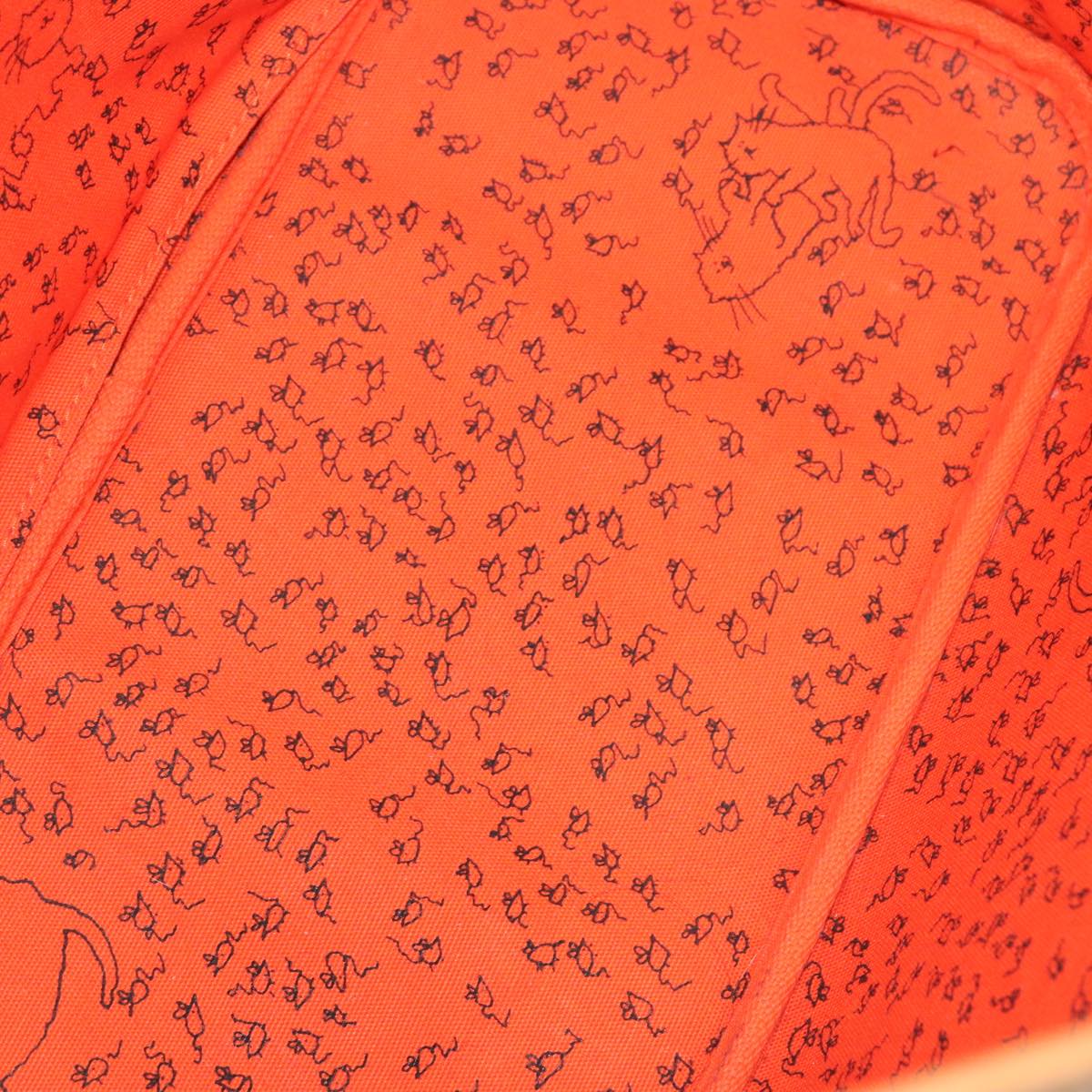 LOUIS VUITTON Catgram Neverfull MM Tote Bag M44441 LV Auth 101672SM