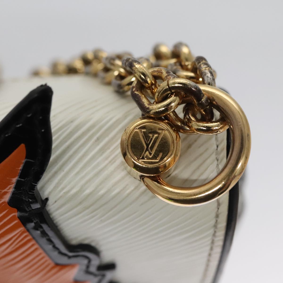LOUIS VUITTON Catgram Cat Pochette Shoulder Bag Black M52935 LV Auth 101677SA