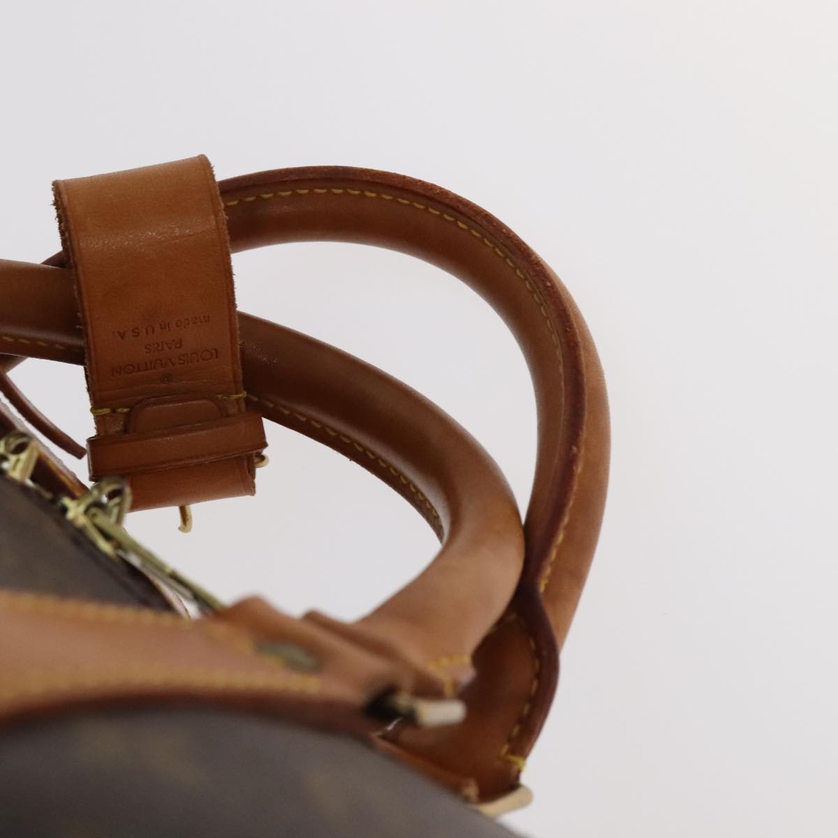 LOUIS VUITTON Monogram Keepall 60 Boston Bag M41422 LV Auth 101678