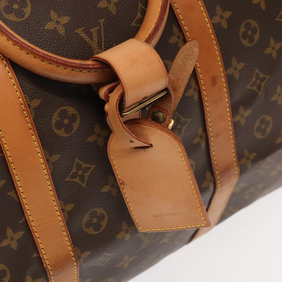 LOUIS VUITTON Monogram Keepall 60 Boston Bag M41422 LV Auth 101679