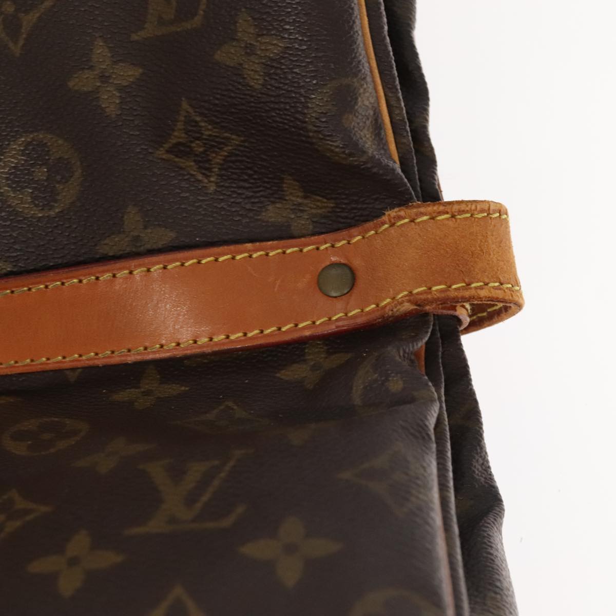 LOUIS VUITTON Monogram Saumur 35 Shoulder Bag M42254 LV Auth 101695