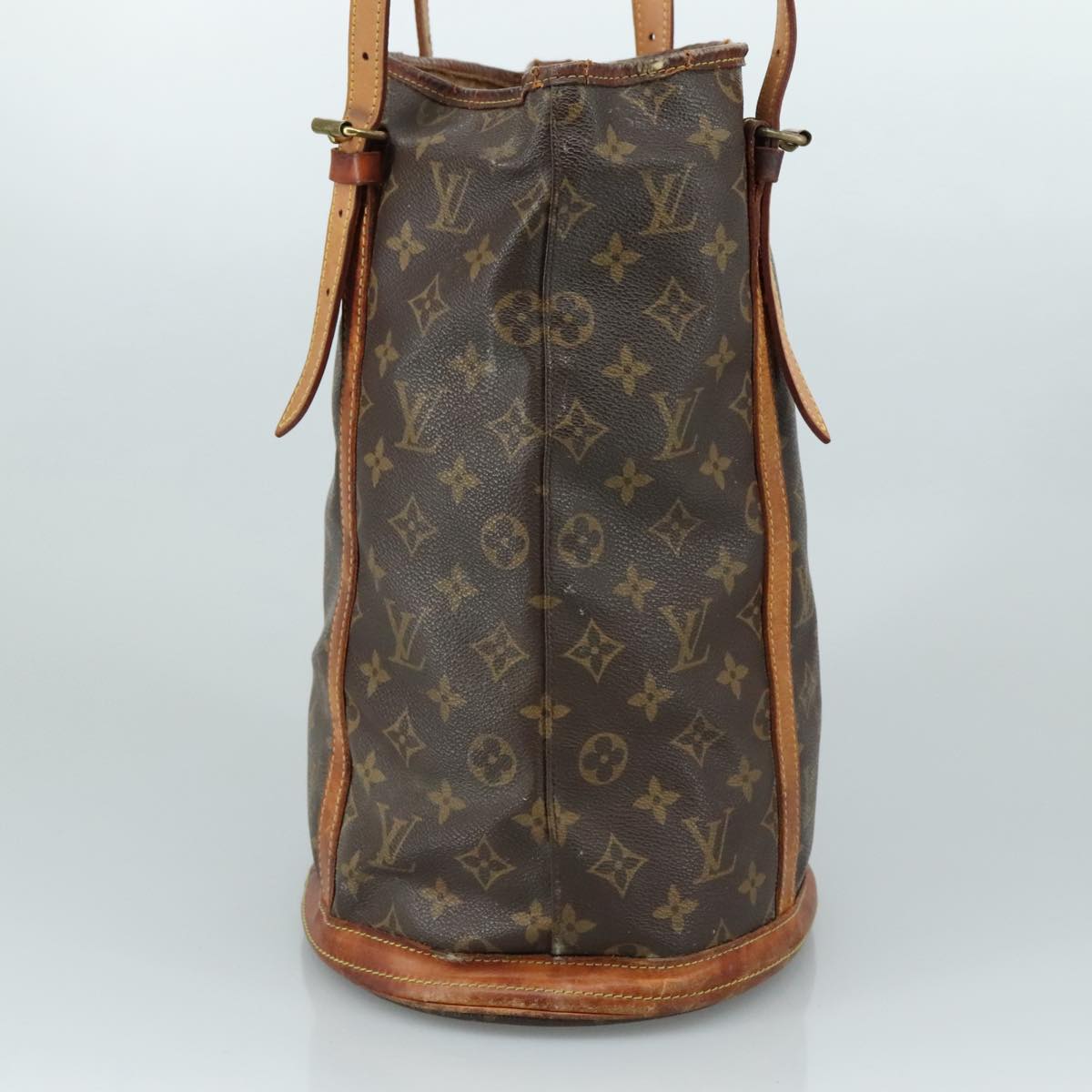 LOUIS VUITTON Monogram Bucket GM Shoulder Bag M42236 LV Auth 101728