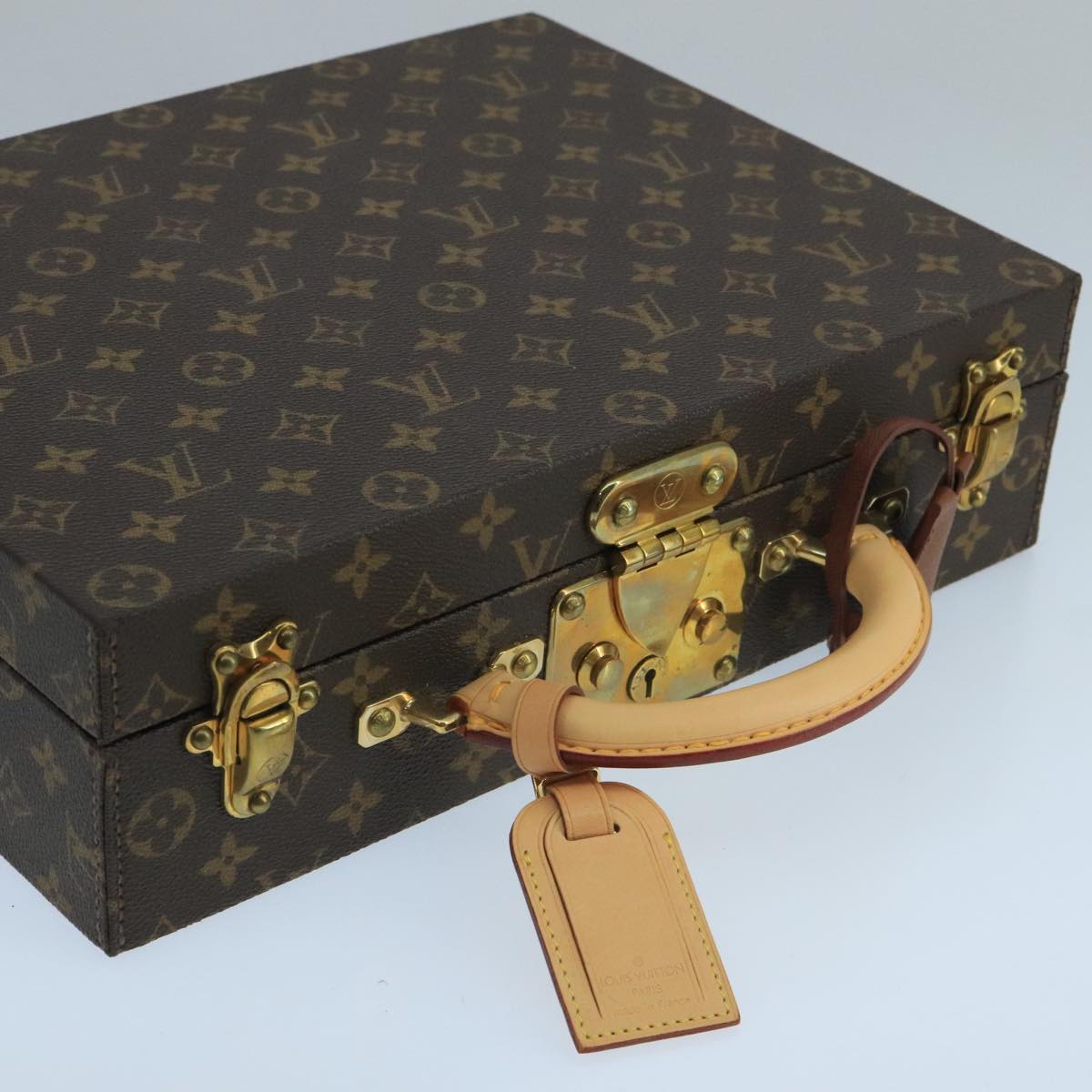 LOUIS VUITTON Monogram Boite Bijou Trunk M47120 LV Auth 101793SV