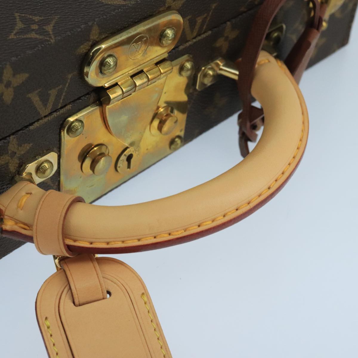 LOUIS VUITTON Monogram Boite Bijou Trunk M47120 LV Auth 101793SV