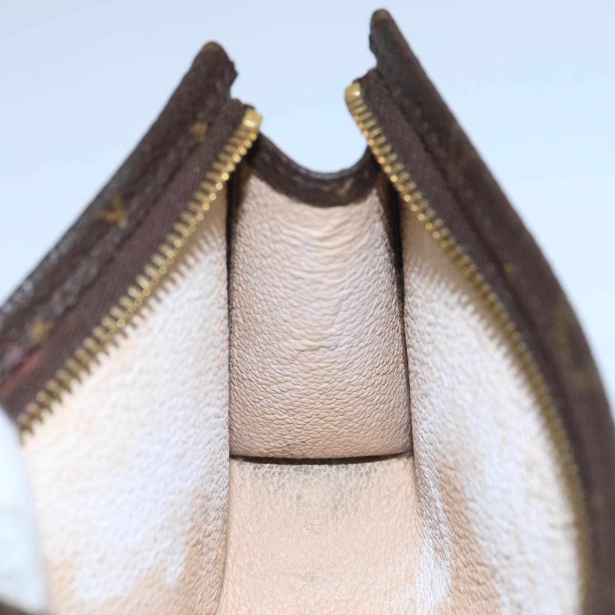 LOUIS VUITTON Monogram Poche Toilette 15 Pouch M47546 LV Auth 101815