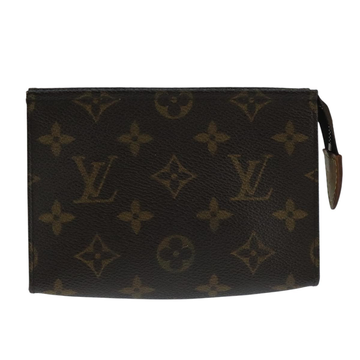 LOUIS VUITTON Monogram Poche Toilette 15 Pouch M47546 LV Auth 101815