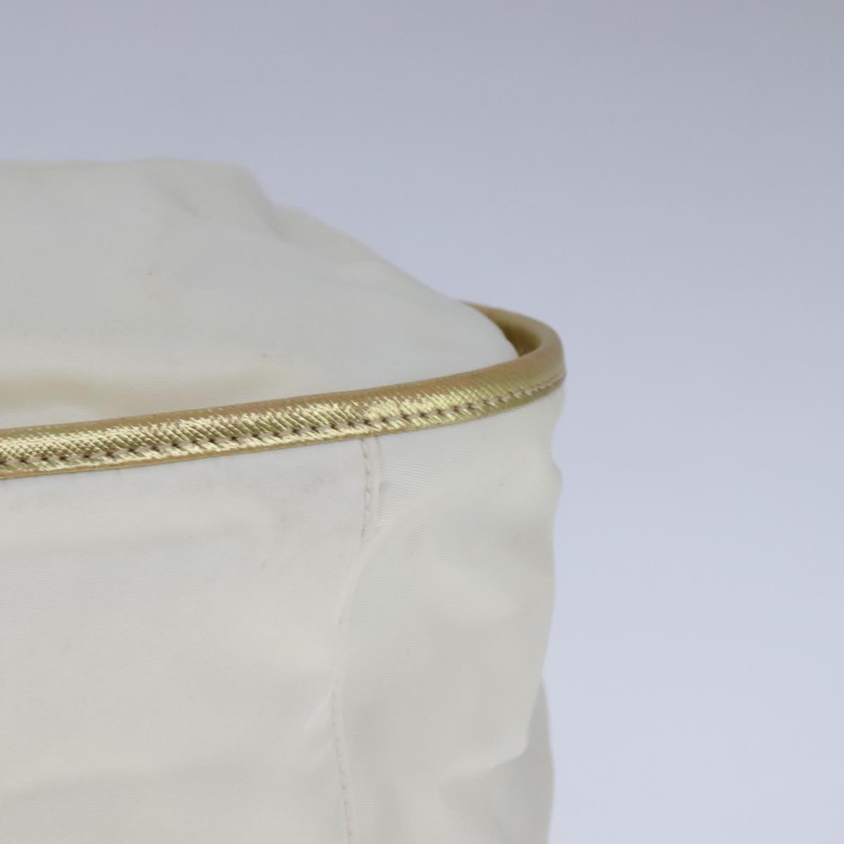 PRADA Hand Bag Nylon 2way White Auth 101889