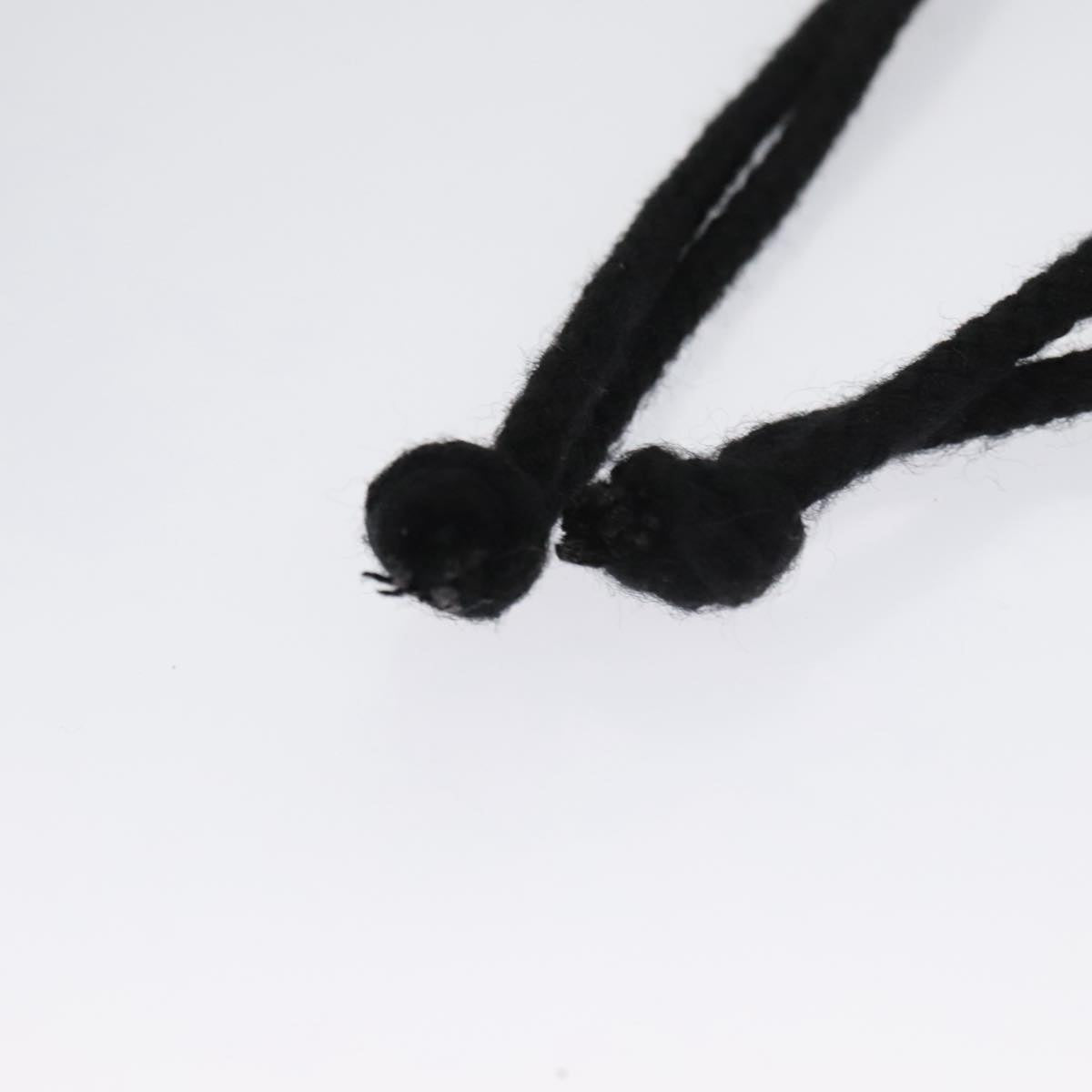 FENDI Zucca Canvas Drawstring Bag Brown Black Auth 101941