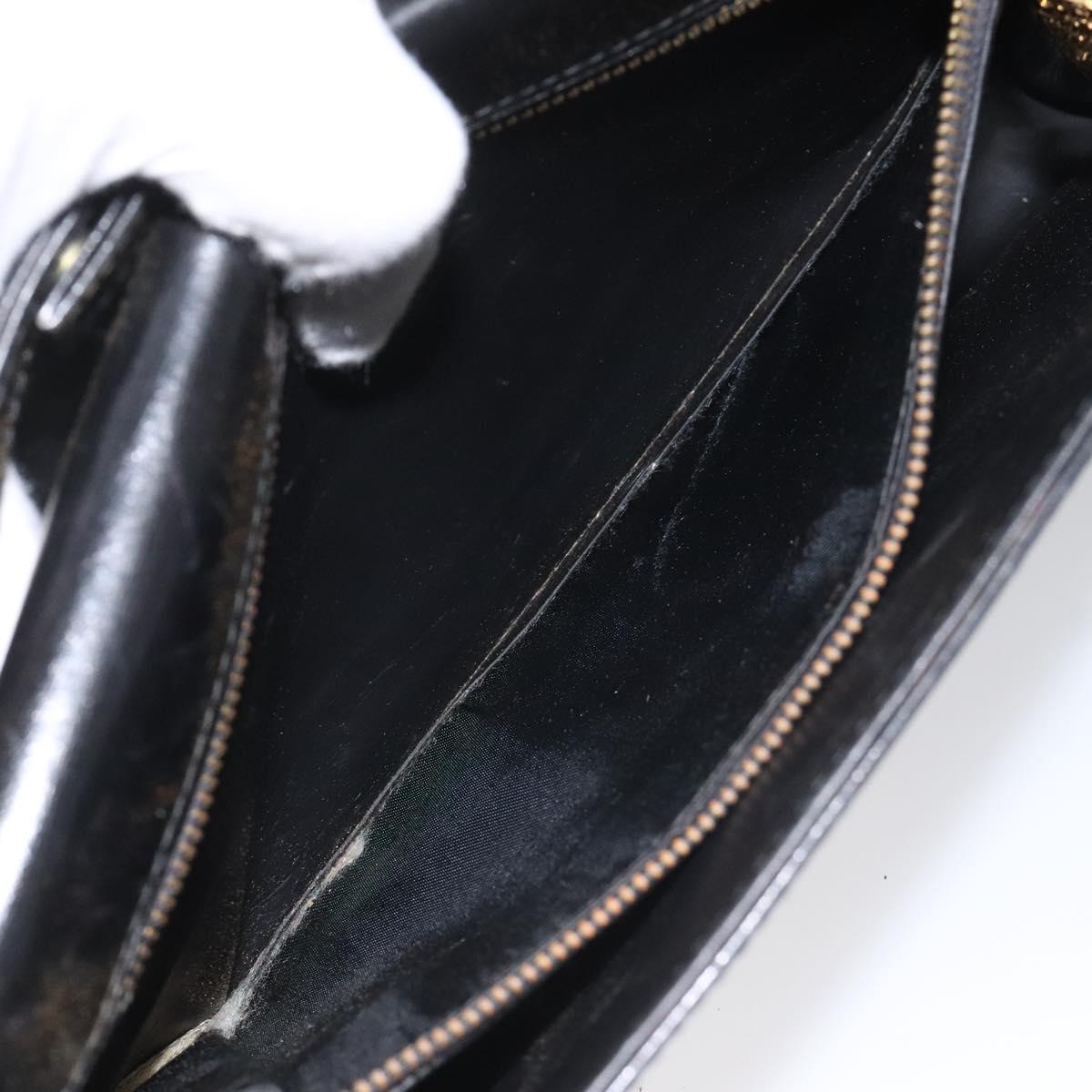 GUCCI Shoulder Bag Leather Black Auth 102039