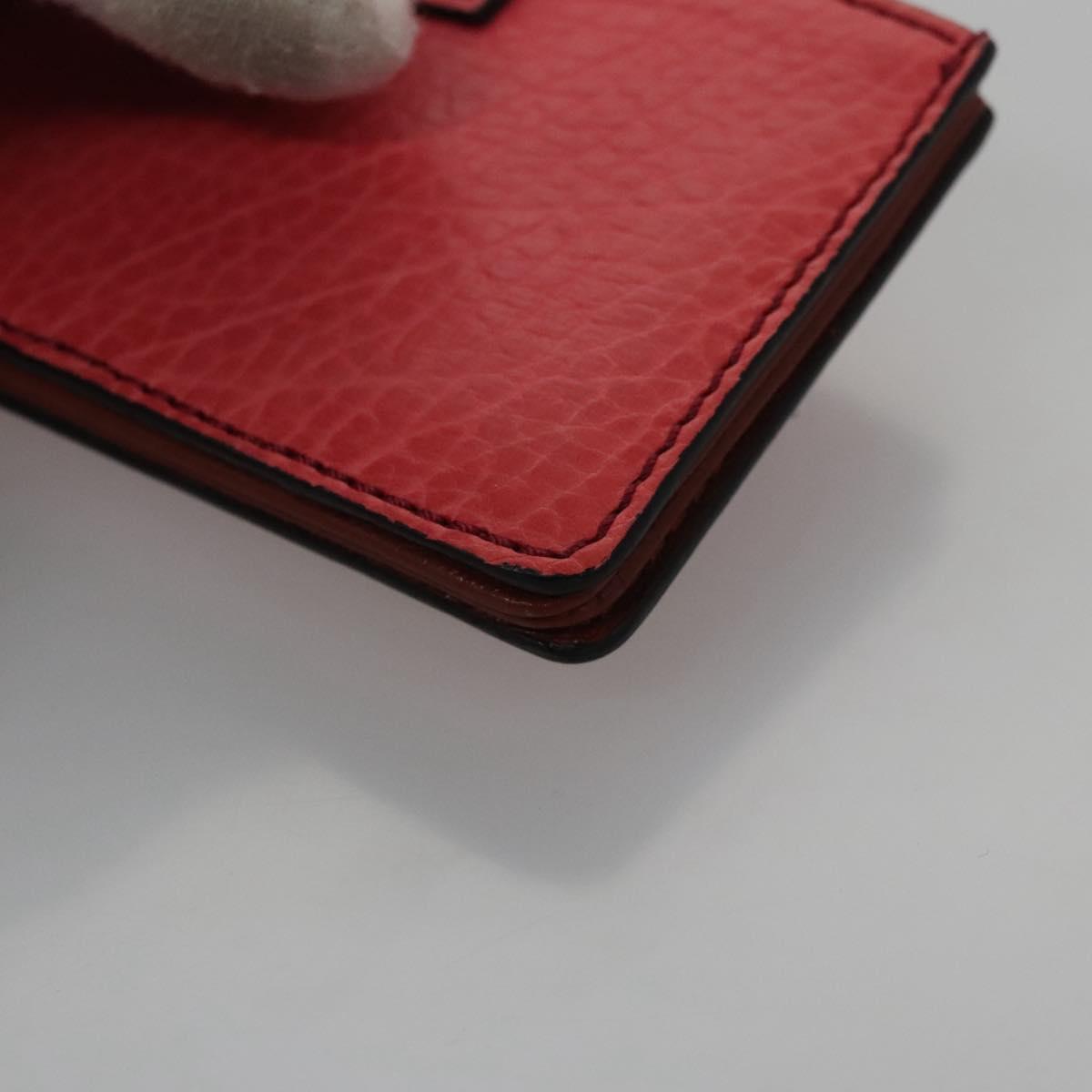 Chloe Card Case Leather Pink Auth 102045V