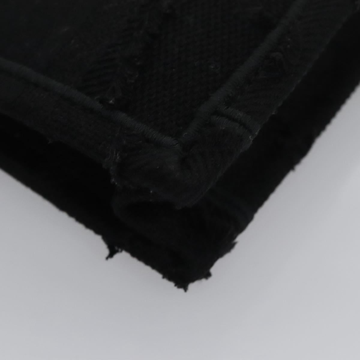 Christian Dior Book Tote mini Tote Bag Canvas Black Auth 102047SAV